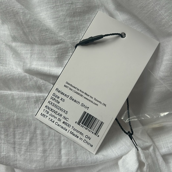 NWT KNIX RELAXED BEACH SHIRT xs - Picture 4 of 4